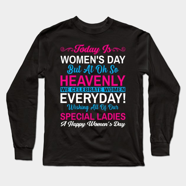 International Womens Day Long Sleeve T-Shirt by Nareswari Design